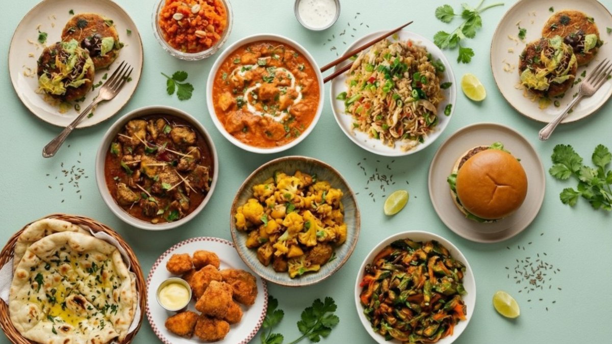 A table full of flavour. Image: The Master Chef on Wolt.